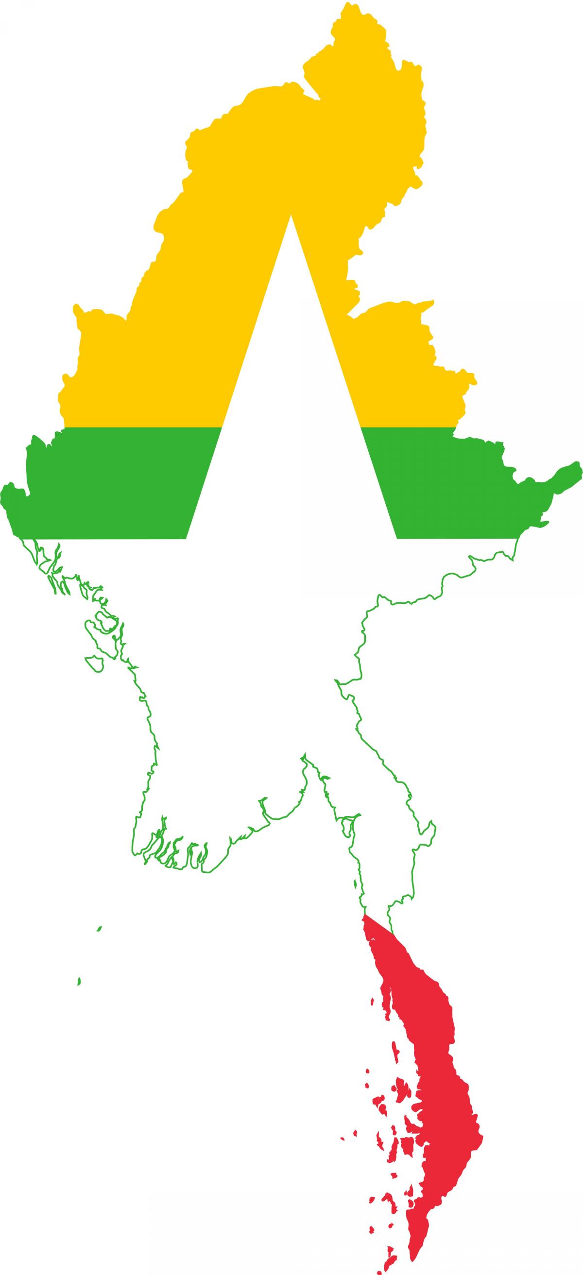 Peta dari Myanmar logo