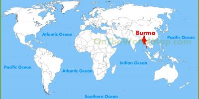 Birma lokasi di peta