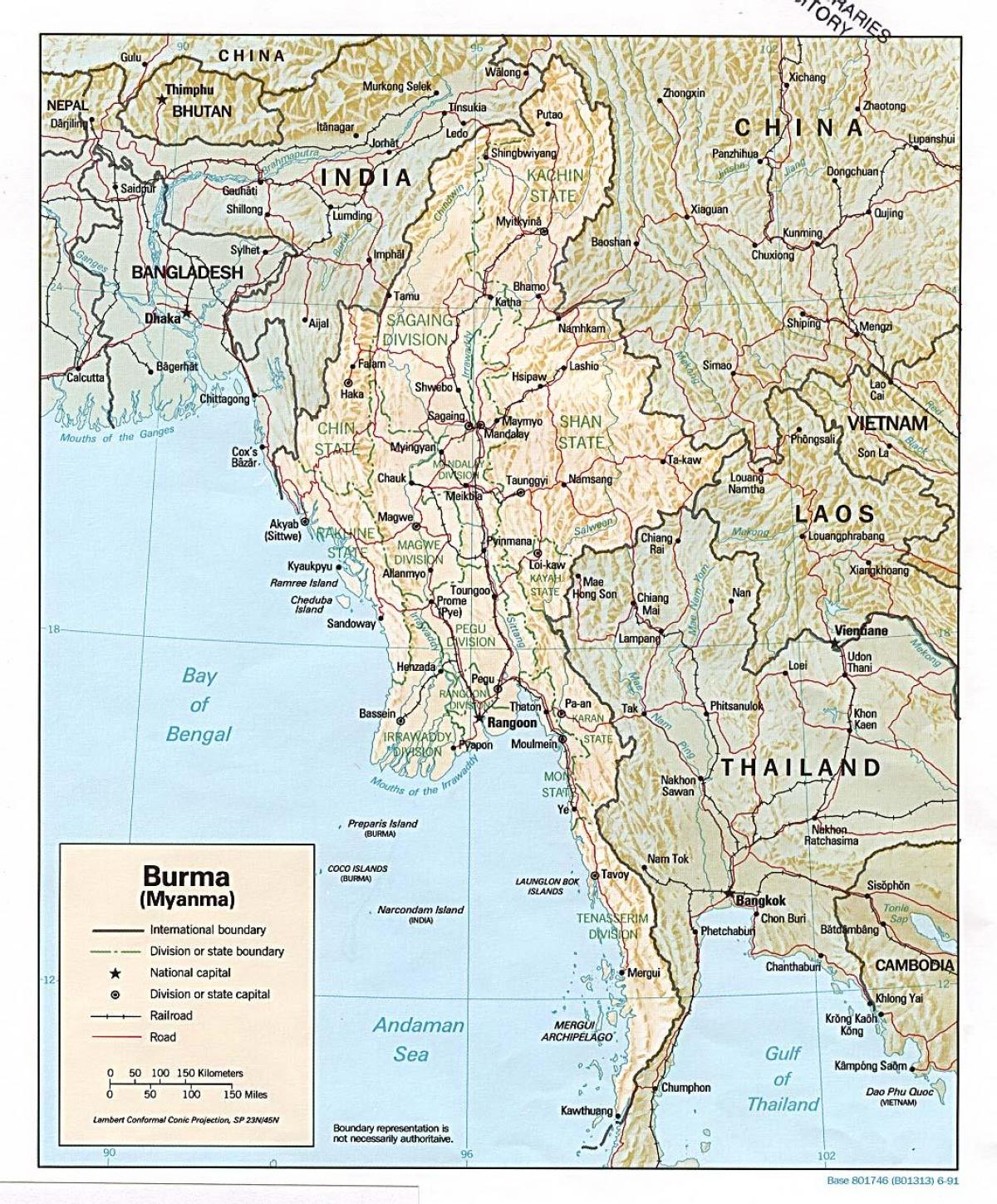 myanmar utm map
